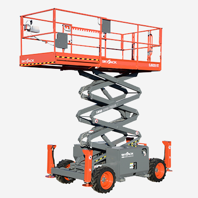 santa ana 32ft Scissor Lift Rough Terrain rental